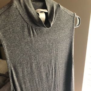 Mock neck tank